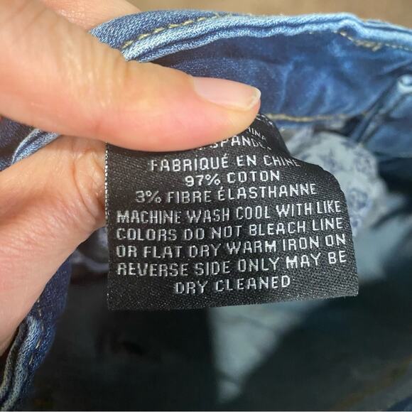 Rerock For Express Mid Rise Skinny Jeans Sz 30 - Picture 8 of 14